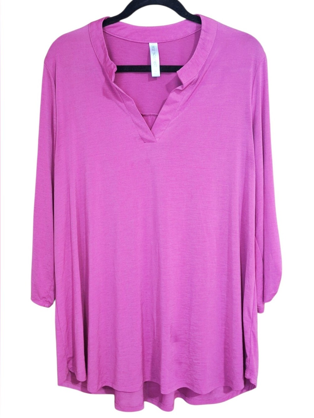Women's Pink Dear Scarlett 3/4 Sleeve Top~XL